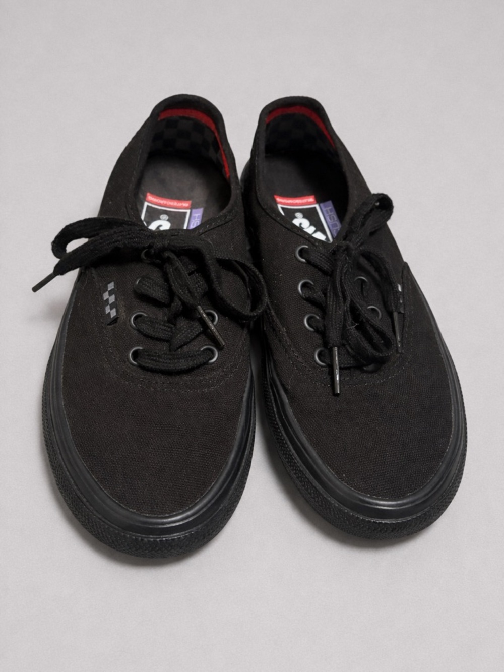 VANS Off The Wall Canvas Sneakers Black Unisex Kids US Men 3.5 Women’s 5.0